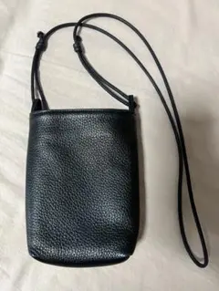 レザーミニショルダー【ブラック】