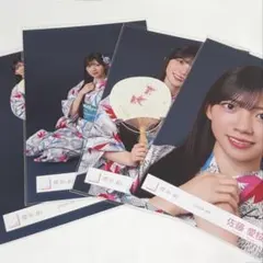 櫻坂46 生写真 佐藤愛桜 2026 浴衣 4種コンプ 美品 - メルカリ