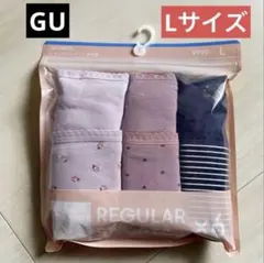苺ピンク系 82マルチ【ショーツ6p 】Lサイズ 6枚組 GU