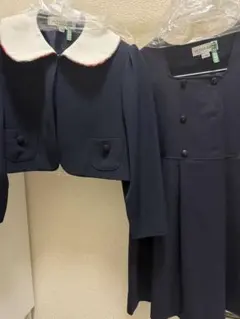 BURBERRY シンプルワンピースセットアップ　入学卒業シーズン