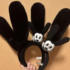 ディズニーランド耳付きカチューシャ 黒