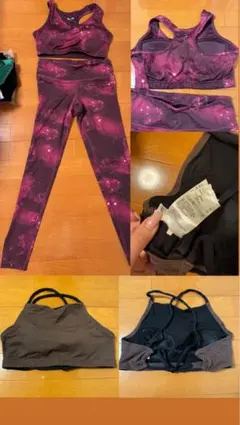 新品未使用LAVA ヨガウェア 上下セット Lサイズ タンクトップ レギンス