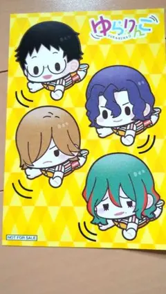 非売品 弱虫ペダル カード ゆらりんこ 小野田 巻島 手嶋 青八木 総北