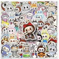 ラブブ　防水ステッカー 可愛いシール 50枚