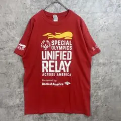 GILDAN ギルダン プリント 半袖 Tシャツ メンズ レッド M
