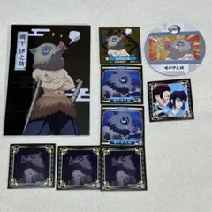 鬼滅の刃 嘴平伊之助 ポストカード シール烈伝 コースター