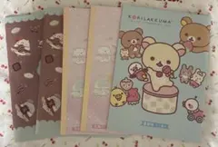 サンエックスキャラクター　方眼ノート 5冊