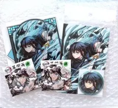 鬼滅の刃 時透無一郎 全集中展 幕間画缶バッジ アクリルマスコット ポストカード