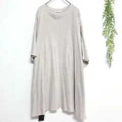 b1101 ジーナシス 半袖カットソー トップス チュニック ワンピース フリーのサムネイル