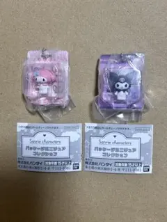 サンリオキャラクターズ パッケージミニチュアコレクション マイメロ クロミ