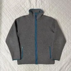 80s LLBean short length fleece jacket M