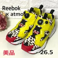 atmosコラボ リーボック インスタポンプフューリー レオパード 26.5cm