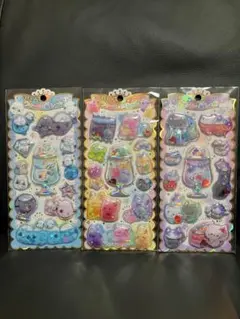 キラキラ ウォーター in シール　クラックス　3セット