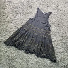Free People intimates ノースリーブ ワンピース グレー Sのサムネイル
