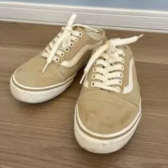 VANS オールドスクール ミュール ベージュ 24.5cm かかとなし