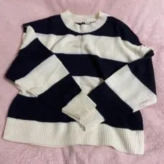 H&M ニット　セーター　ボーダー