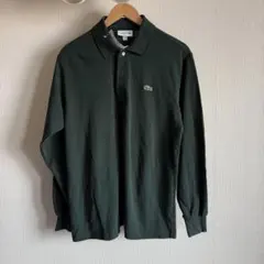 未使用　ラコステ L1312 長袖ポロシャツ クラシックフィット グリーン M