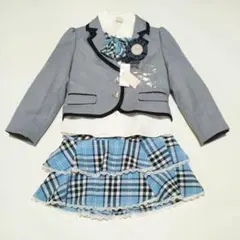 Petit main プティマイン　フォーマルスーツ　セット　120 グレー