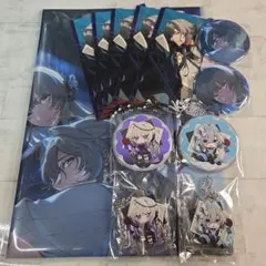 ヴィブロス 缶バッジ ラバーチャーム アクリルスタンド 9点セット ウマ