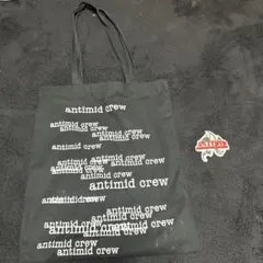 ANTIMID トートバッグ ブラックとステッカー