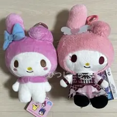 마이멜로디 쿠리 피 봉제 인형 쿠로미 생일 파티 가마구치 파우치