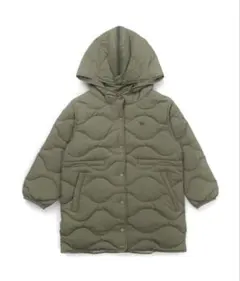 BLUEDOG キッズ オリーブグリーンダウンロングコート 120 軽い