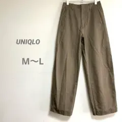 ユニクロ レディース ワイドフィットカーブパンツ M〜L