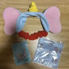 ディズニー ダンボ ヘアバンド カチューシャ ジップロック 入れ物♡