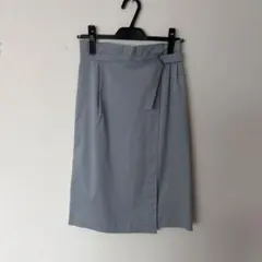 ナチュラルビューティー　ラップ風 タイトスカート 美品のサムネイル