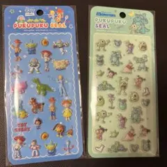 ディズニーぷくぷくシール　モンスターズインク　トイストーリー