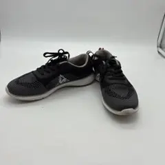 スニーカー　ルコック　23cm ルコックスポルティフ　ブラック