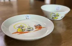 アラビア　ムーミン　2点セット　プレート19cm ボウル 15cm スナフキン