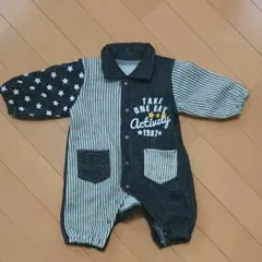美品★裏起毛ロンパース