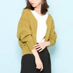 SENSE OF PLACE 2way 長袖　ドルマンスリーブ カーディガン F