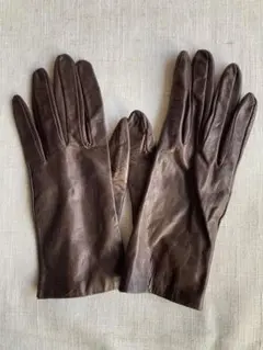 SERMONETA セルモネータ　本革手袋 ブラウン　レディース
