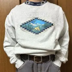 早い者勝ちお値下げ対応❗️刺繍❗️ 【XLARGE 】スウェット グレー Mサイズ