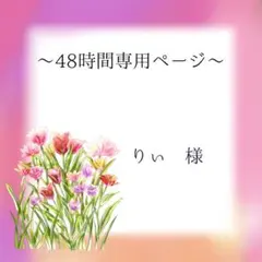 りぃ様専用ページ