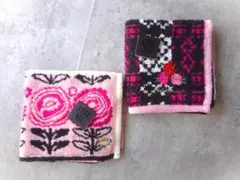 未使用　ANNA SUI　アナスイ　タオルハンカチ　２枚セット