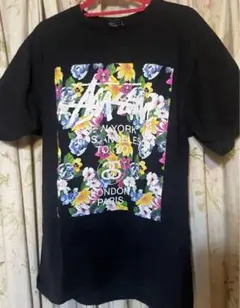【正規品】stussy 花柄　tシャツ
