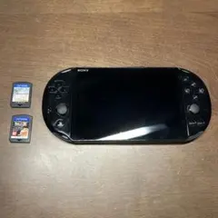 SONY PS Vita PCH-2000 本体 ゲームカード2枚付き