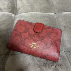 COACH二つ折り財布C4117アップルレッド新品未使用品 新品】COACH コーチ 二つ折り財布 レッドアップル 赤りんご