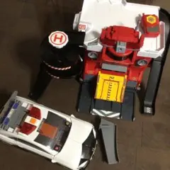 トミカ　デカパトロールカー　変形ファイヤーステーション　セット