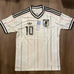 日本代表 #10 堂安律 XL 半袖 adidas正規品 アウェイユニフォーム 