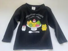 ⭐︎ノラネコぐんだん⭐︎ロンT 長袖Tシャツ⭐︎プリンアラモード⭐︎110cm⭐︎黒