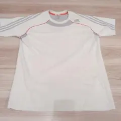 adidas CLIMACOOLホワイト　白　Tシャツ　 XO