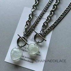 人気商品♡再販!!【天然石ネックレス・フローライト】チェーンネックレス