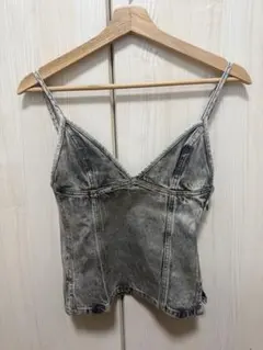 DIESEL デニムビスチェ／トップス　XSのサムネイル