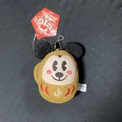 ディズニー ミッキーマウス だるま ぬいぐるみバッジ 2016年 お正月