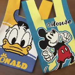 ミッキーマウス ドナルドダック バッグ２個セット