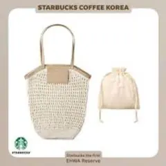 スターバックス　韓国限定　梨大1号店　限定トートバッグ